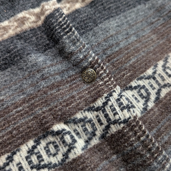 90's Woolrich Southwest Barn Blanket Coat (M) - Picture 3 of 7